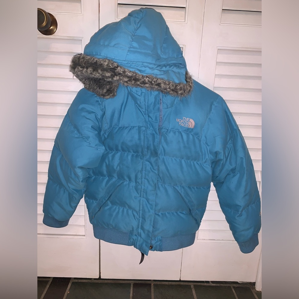 Girls North Face down jacket